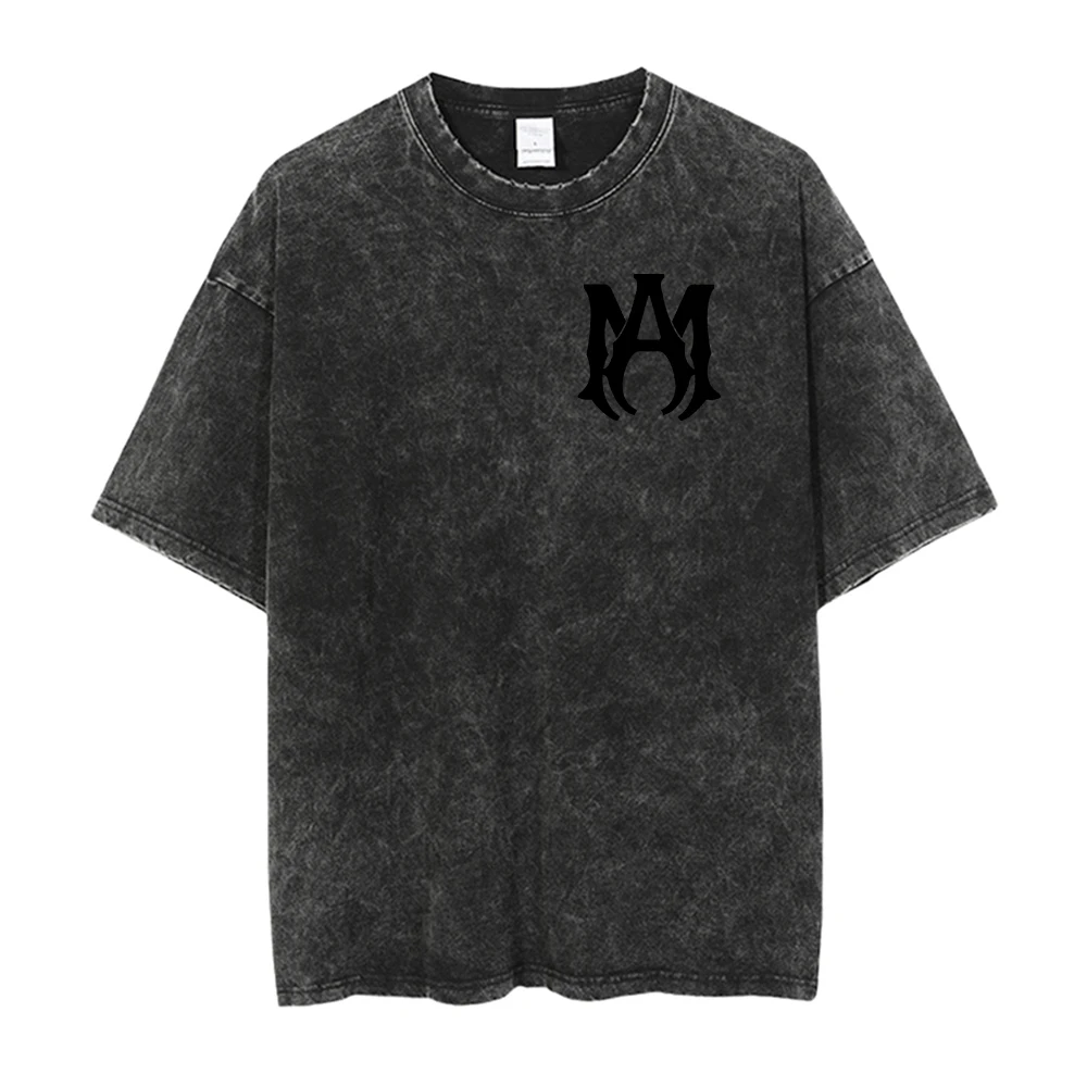 

2023 New Fashion AMIR T Shirt Men Hip Hop Vintage Washed Oversized Y2K T Shirts for Women Streetwear Tees Unisex Summer Clothing