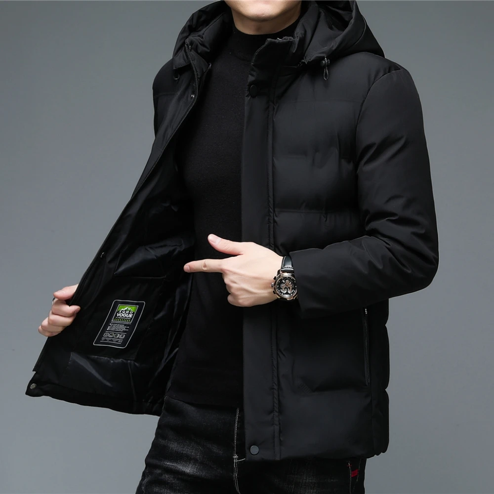 COODRONY Brand Men's Winter Jackets Thick Warm Hooded Parkas Long Coat Men Clothing Casual Big Pocket Windproof Overcoats Z8147