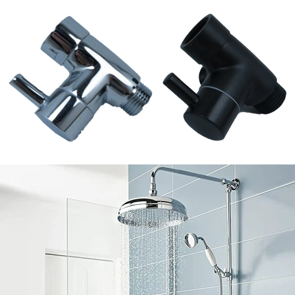 

Shower Head Diverter Metal Shower Arm Diverter For Handheld Showers And Fixed Sprinklers Chrome Finished 180 Degrees Shower Head