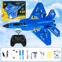 led colorful f22 rc plane airplane remote control aircraft glider radio control helicopter epp foam fighter jet toys drone model