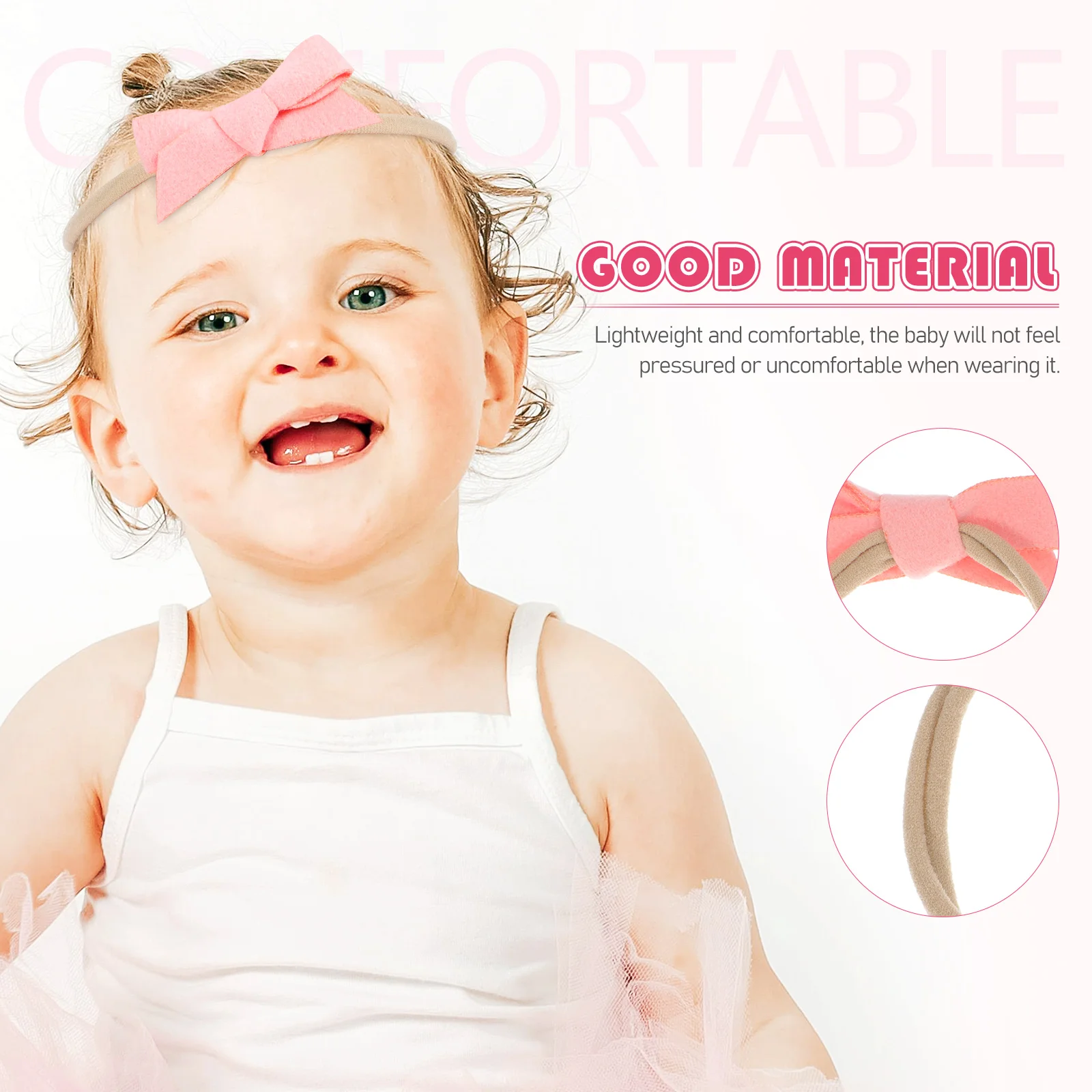 12 шт. повязки на голову для новорожденных детские бантики волос лента девочек
