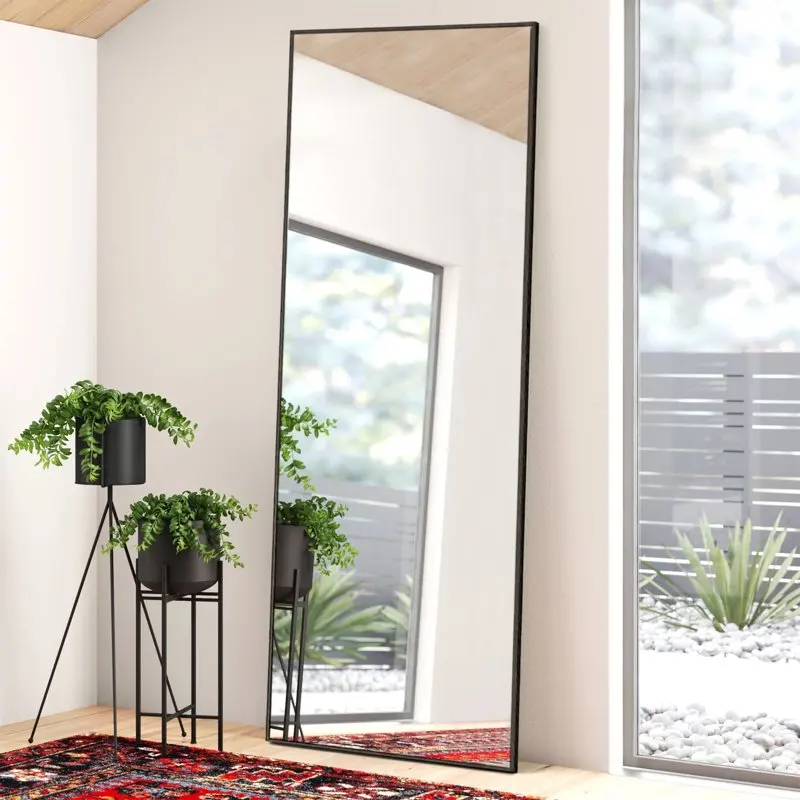 

Full Length Mirror Floor Mirror,Black