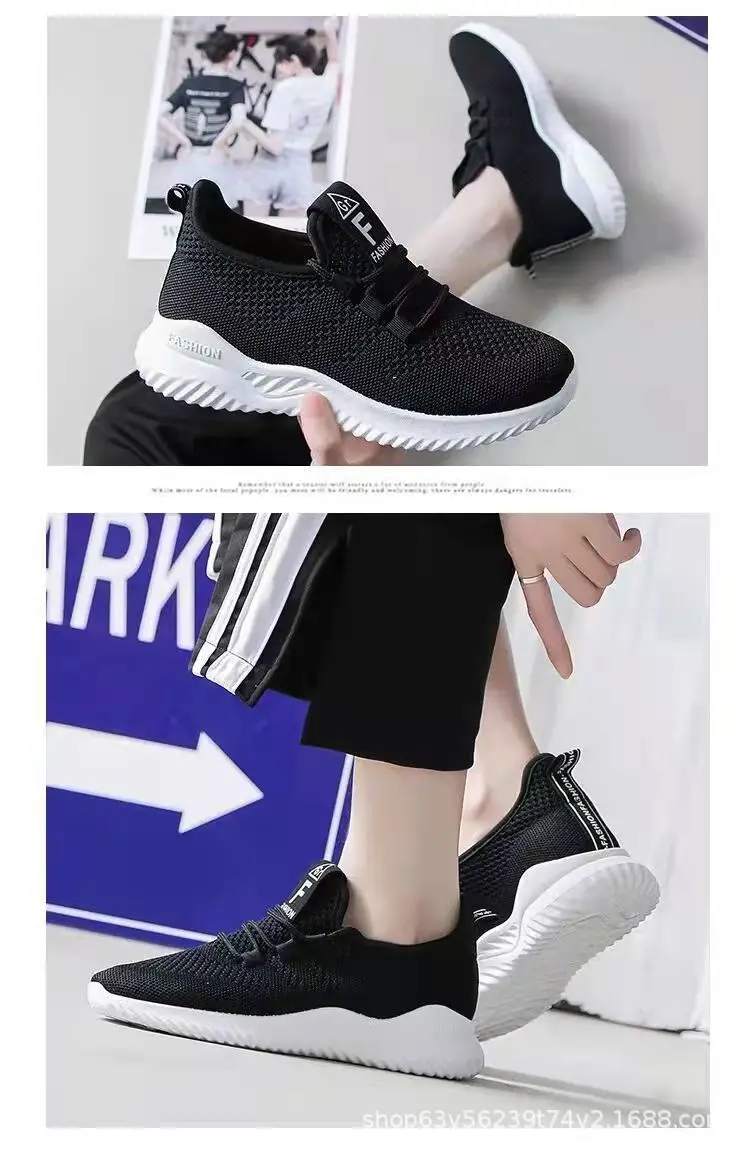 Women's Shoes Spring White New Breathable Sports Mesh Multifunctional Summer Walking Woven Non-slip Women's Sneakers