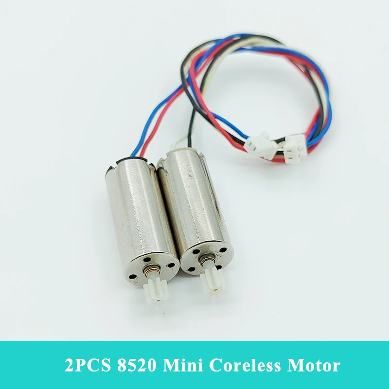 

2PCS 8520 Coreless Motor 5V Reduction Gear Motor CW CCW 38000RPM High Speed Large Torque For RC Helicopter