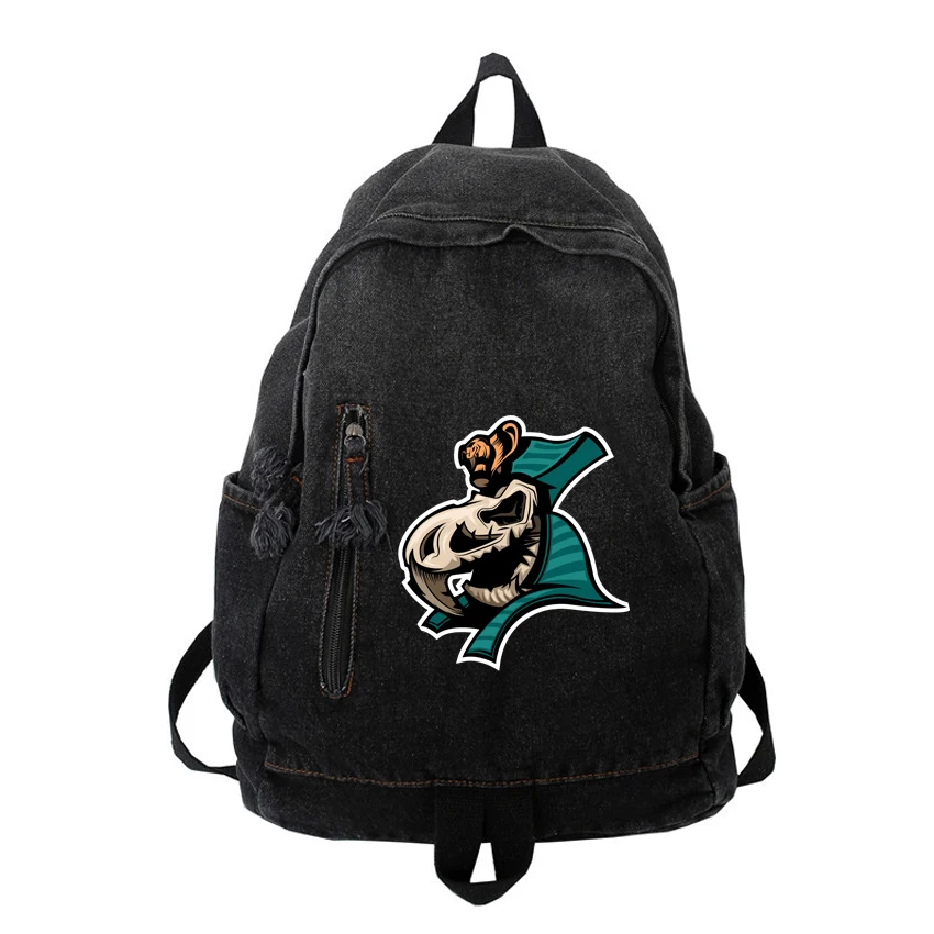 

Винтажный Плетеный джинсовый рюкзак для мужчин и женщин, многофункциональная дорожная сумка, школьные ранцы для девочек с принтом черепа и головы