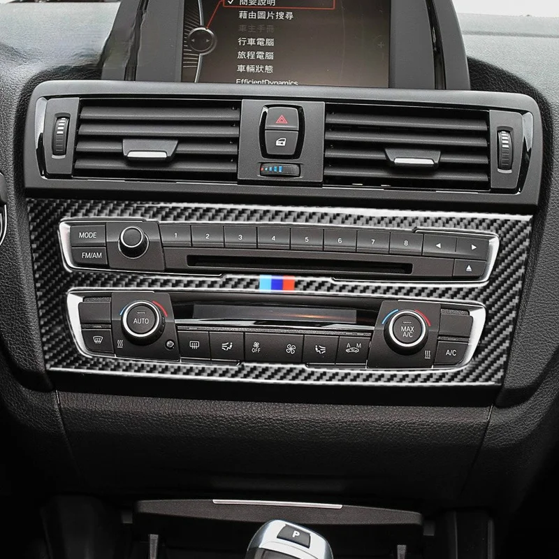 

1 Piece For BMW F20 1 Series Interior Air Conditioning CD Carbon Fiber Sticker Decoration