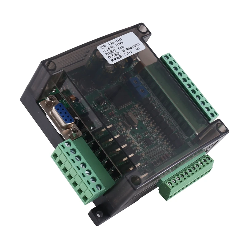 

1 PCS FX3U-14MT Compatible With FX1N 2N PLC Industrial Fx3u Data Register 8 In 6 Out Anolog 6AD 2DA Modbus (A)