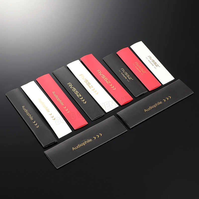 

10 PCS 12mmx8cm Thicker Heat Shrink Tubing With Arrow DIY Signal Power Speaker Cable Directional Label Insulated Shrink Tubing