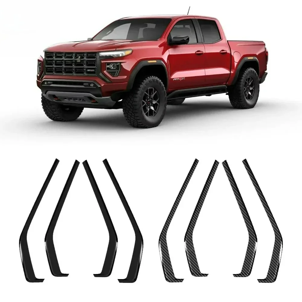 Фото Для GMC Canyon 2023-2024: декоративная накладка на внутреннюю дверную панель, аксессуар для кузовного обвеса, товары для украшения салона автомобиля. №1