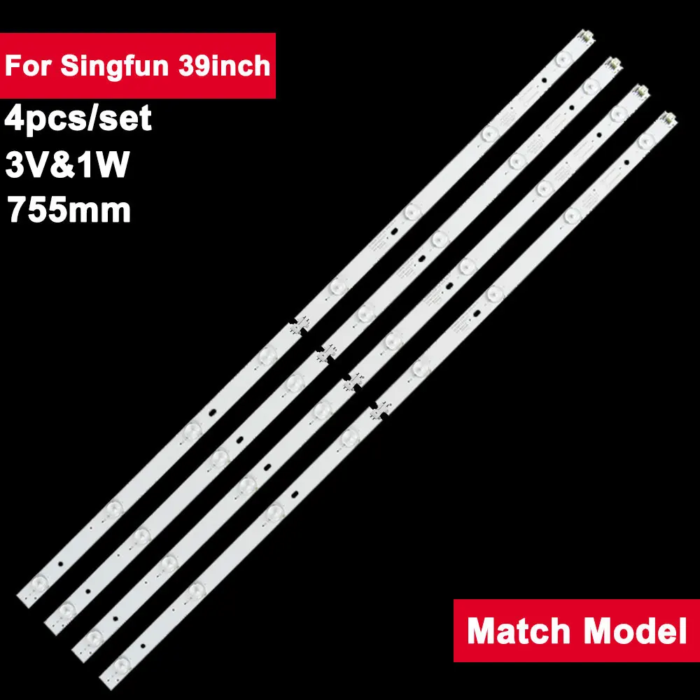 Led Backlight Strip For Singfun 39inch 8ledsOY39D08-ZC21F-04 0Y39D08-ZC21FG-02 LED-39B700S LED-39B350 HX-42A39D LE39F51 LVF390AU