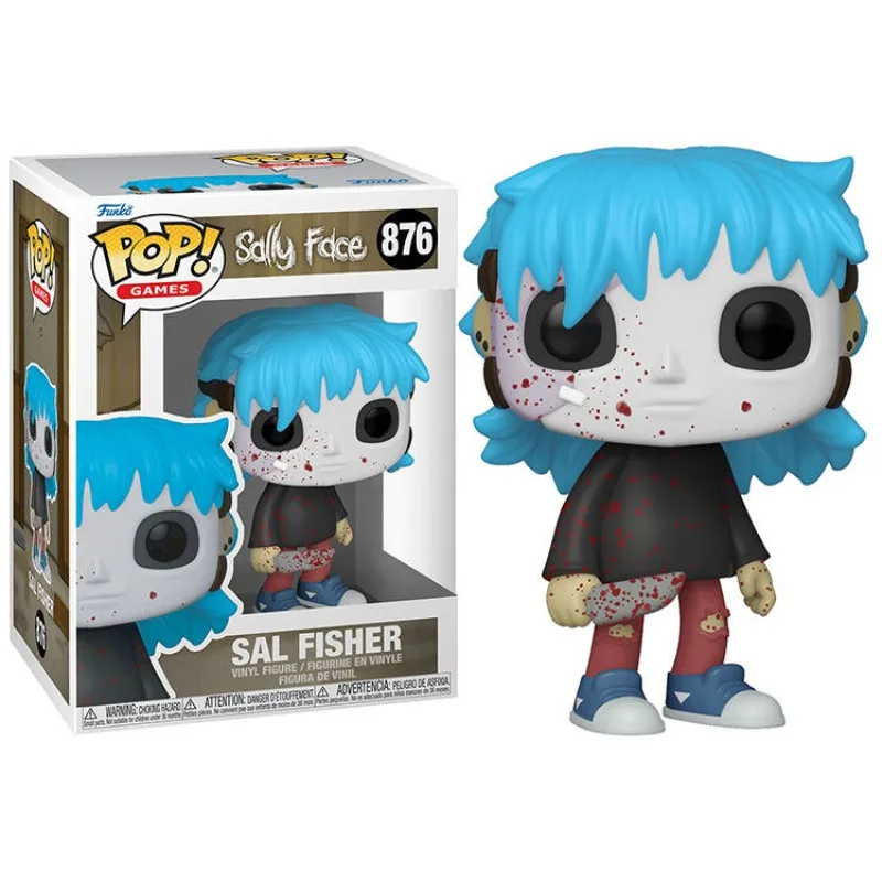 Фото Оригинальная фигурка Funko Pop Sally Face Silly Face Sally Face Game Figure Model Boy, подарок на день рождения, подарок на Рождество №4