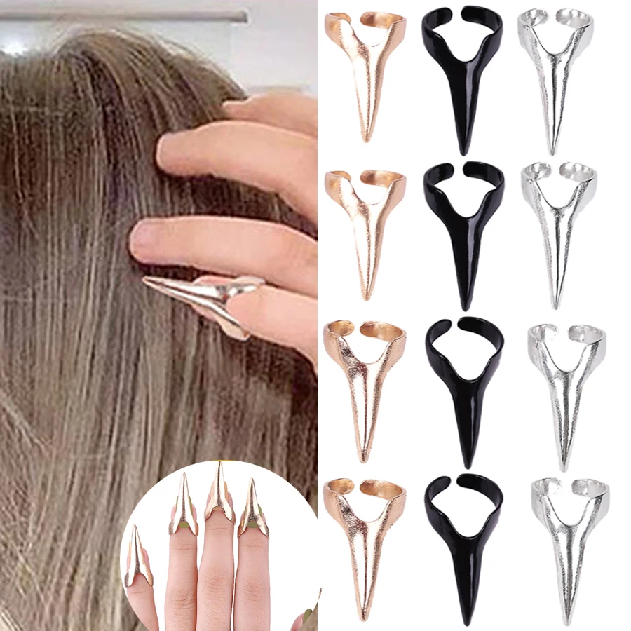 

Недорогие товары для волос Alileader, 50 шт., инструменты для выбора волос, разделительное кольцо, аксессуары для наращивания волос, плетение воло...