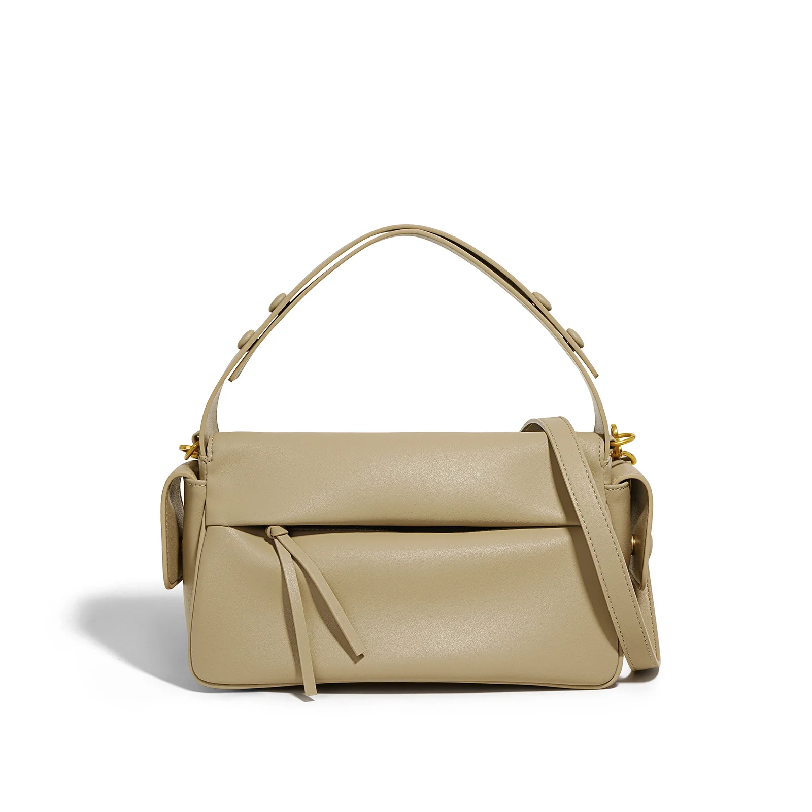 Genuine Leather Handbags for Women 2023 Designer Luxury Solid Color Crossbody Bags Soft Leather Shoulder Bags with Zipper