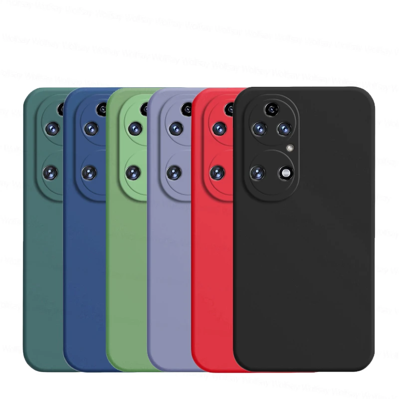

Original Liquid Silicone Phone Case For Huawei P50 Pro Mate 40 Pro Back Protector Cover