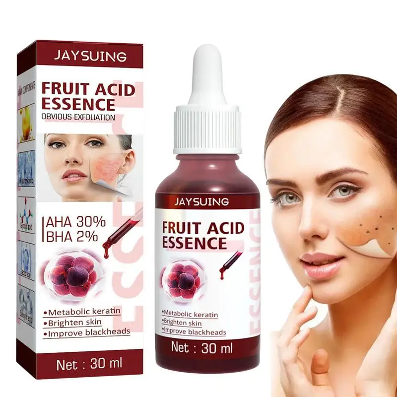 

Facial Essence Fruit Acid Essence Fluid For Blackhead Removal 1 Oz Moisturizing And Hydrating Lotion For Oily Skin And