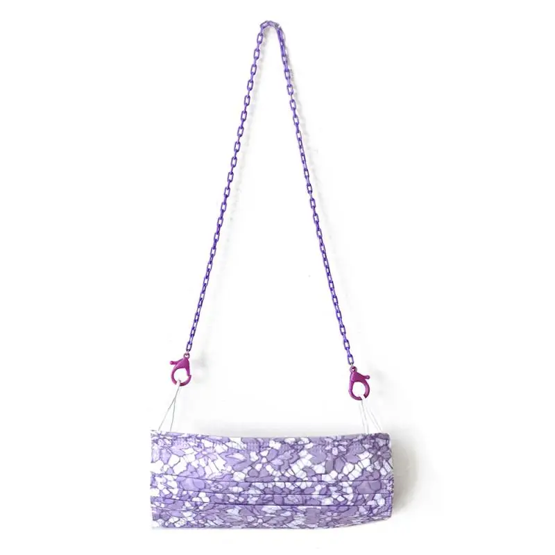 

1 шт., пластиковый веревочный держатель для очков, с двумя крючками