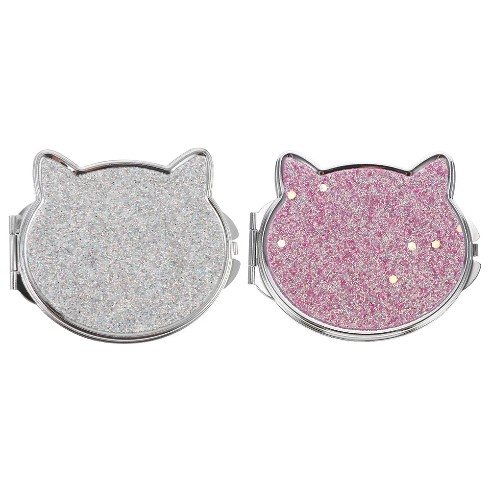 

Складные двойные зеркальные фотообои в форме кошки, 2 шт.