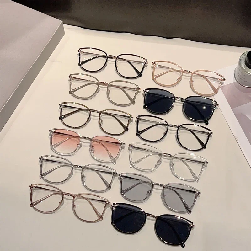 KAMMPT винтажные круглые женские очки 2024 модные оптические оправы ярких цветов