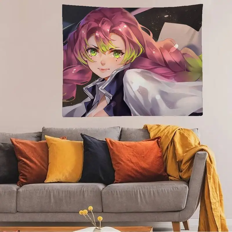 Гобелен из аниме рассекающий демонов с художественной печатью недорогие