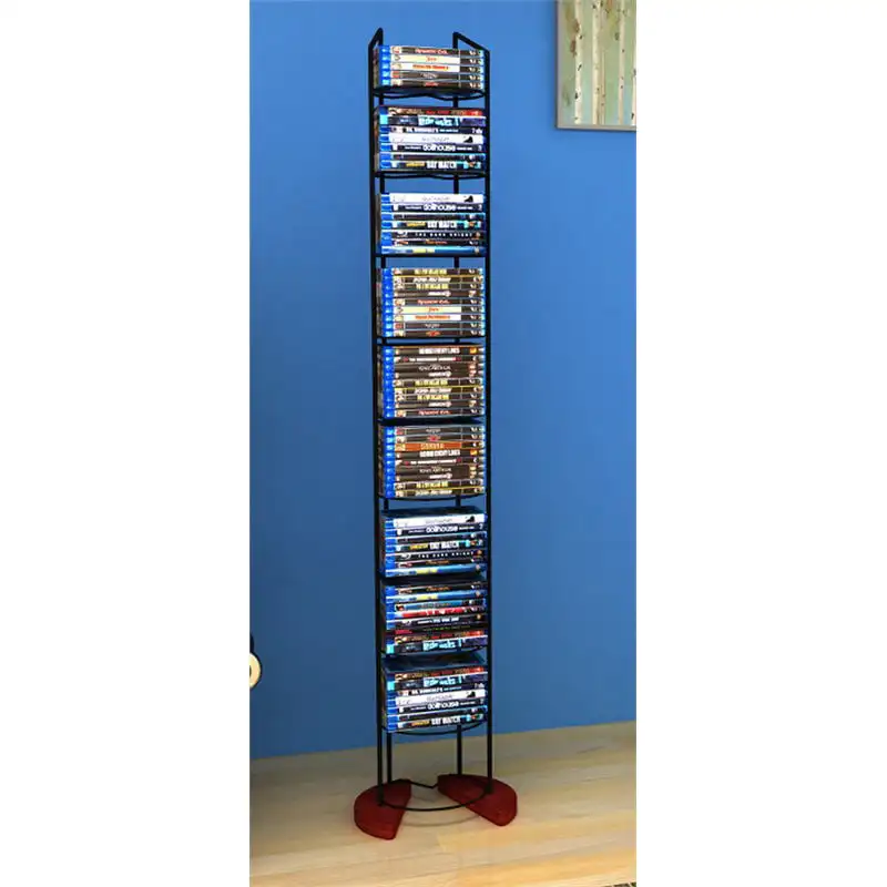 

free shipping 58" Wire Frame Media Storage Tower (97 Disc Capacity)