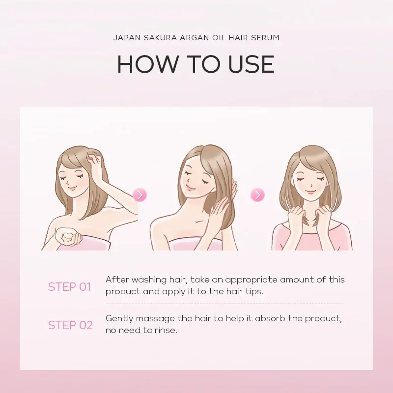 LAIKOU 60 мл чистое эфирное масло сакуры для волос аргановая эссенция увлажняющий