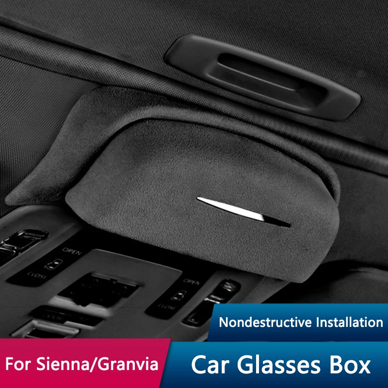Держатель для автомобильных очков TAJIAN, модифицированный органайзер для крыши, футляр для солнцезащитных очков для Toyota SIENNA/GRANVIA, автомобильные аксессуары