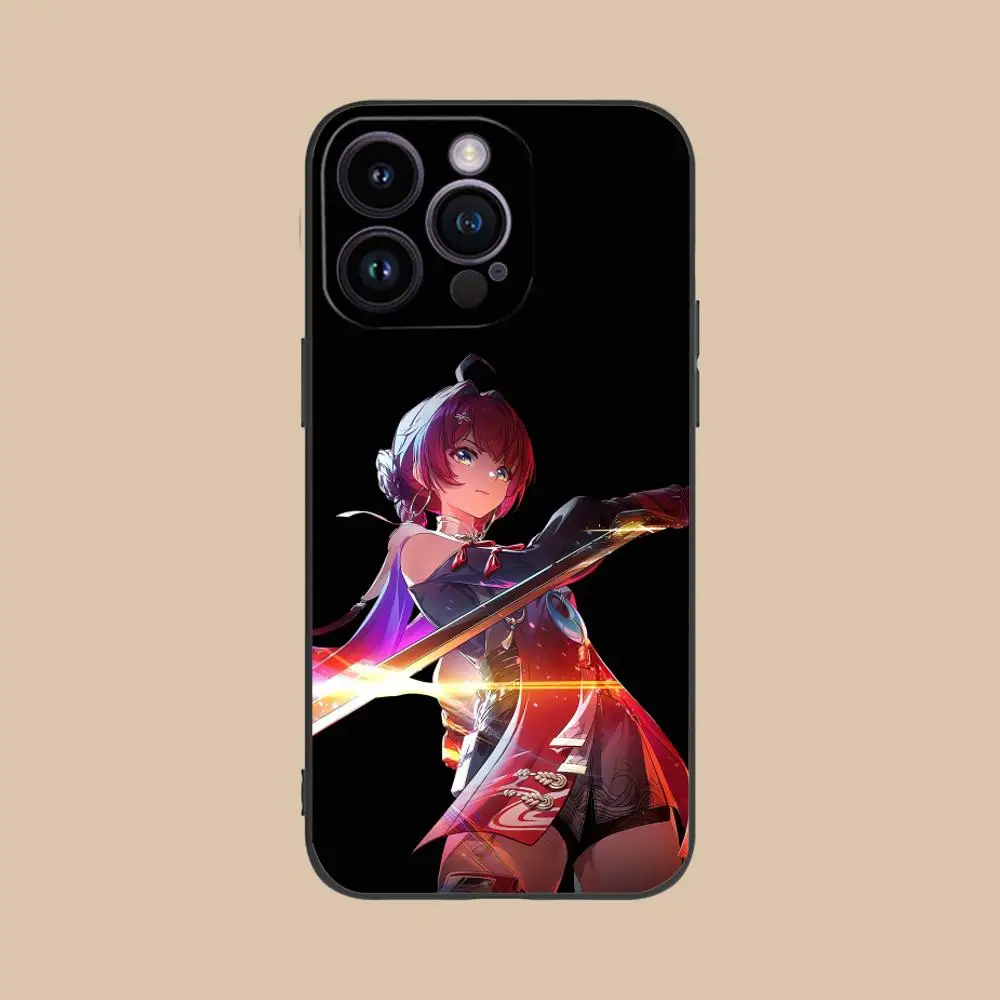 Чехол Wuthering Waves Danjin для iPhone 17 16 15 14 13 12 11 X XR XS 8 7 Air Pro Max Plus Mini, мягкий противоударный чехол из ТПУ (art.: 3920da8bfaebe) - 3920da8bfaebe
