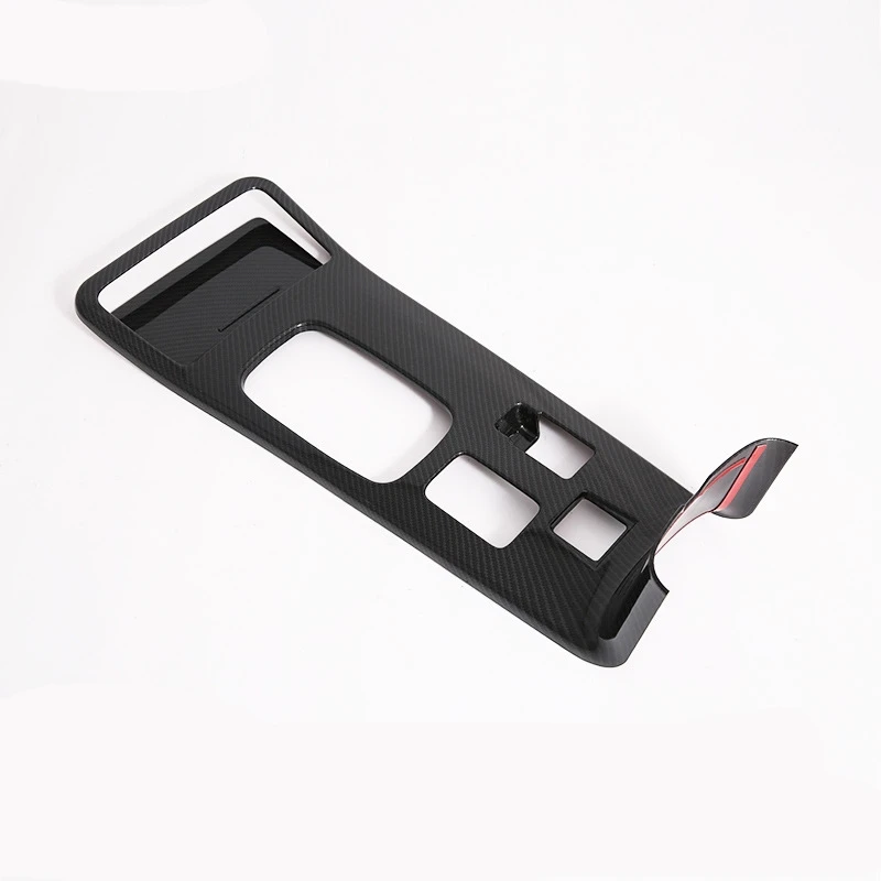 

Для Mitsubishi Outlander 2019, центральная консоль из углеродного волокна, коробка переключения передач, панель переключения, наклейки, отделка, автомобильные аксессуары