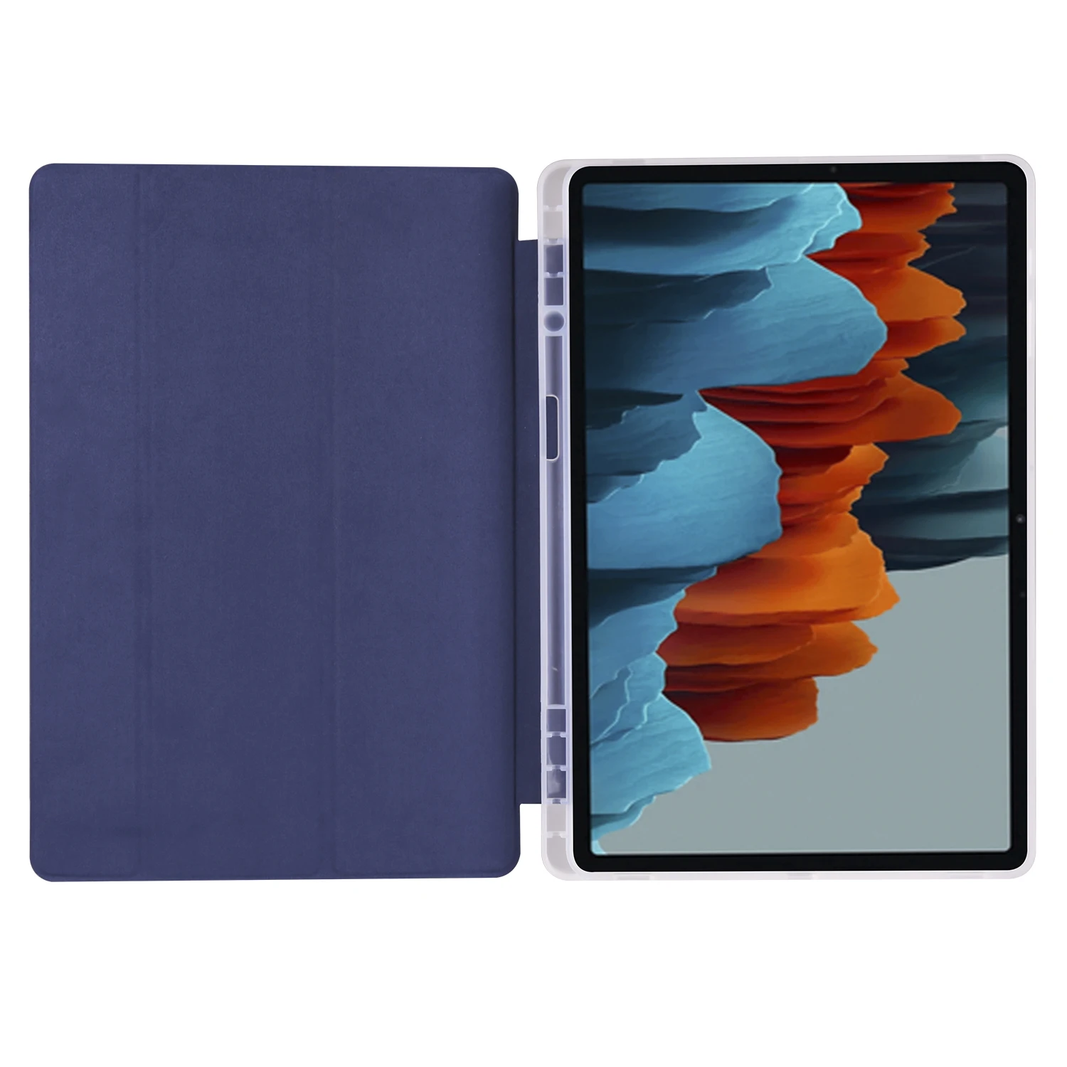 Умный чехол из ТПУ для Samsung Tab S8 S7 Plus Ultra FE Защитные Чехлы с магнитной адсорбцией