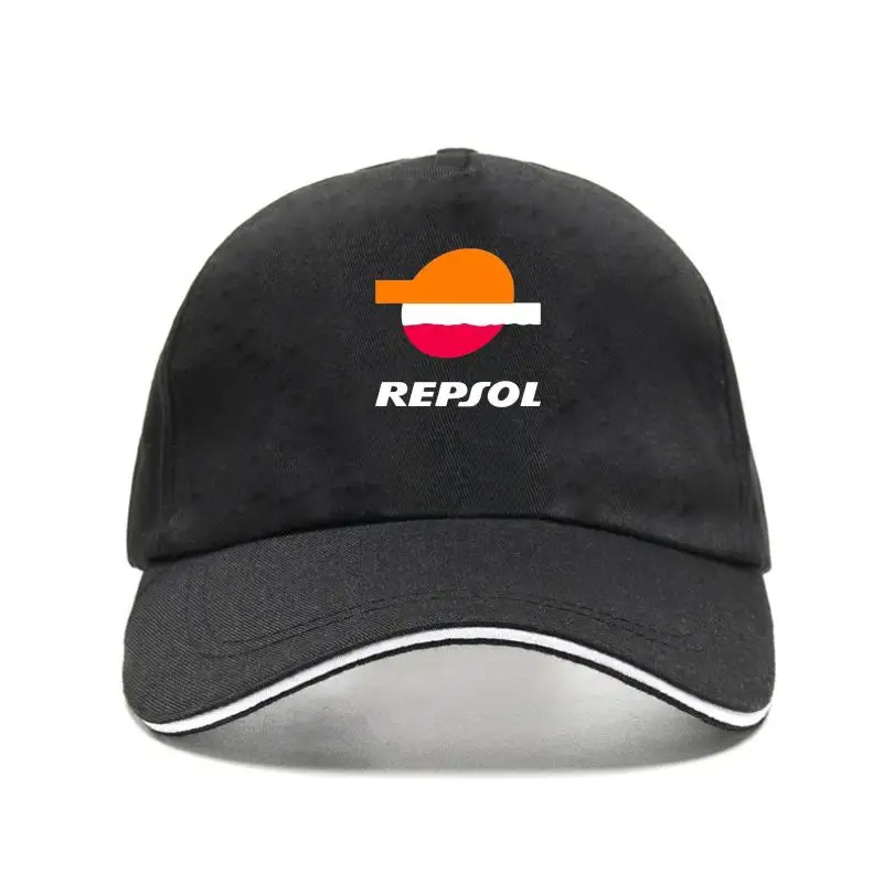 

New Repsol Logo Bill Hats Black White Hat Men';S Free Shipping 35Th 30Th 40Th 50Th Birthday Baseball Caps