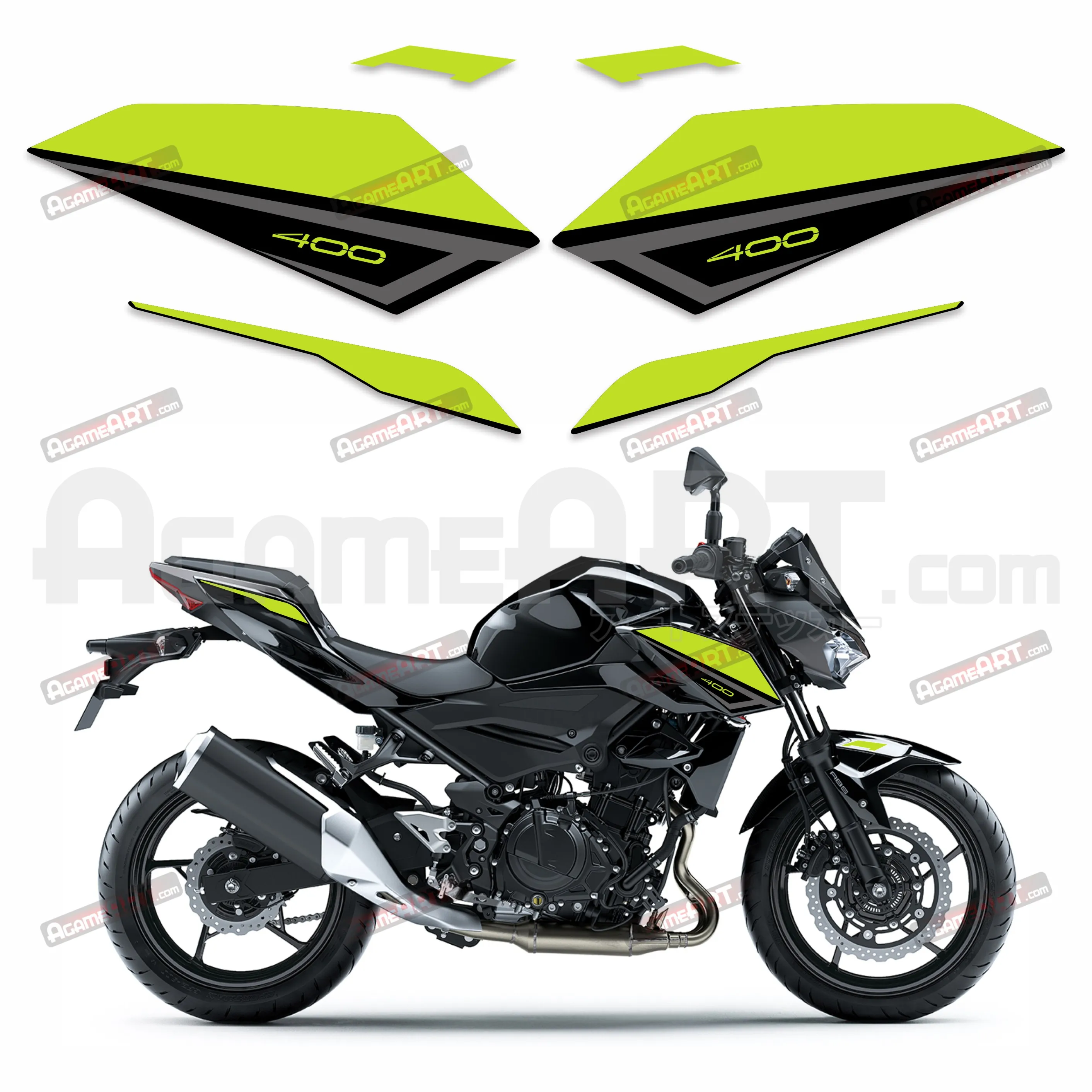 

Аксессуары для мотоциклов, наклейка на обтекатель для Kawasaki Z250 Z400 z250 z400, комплект наклеек для всего автомобиля