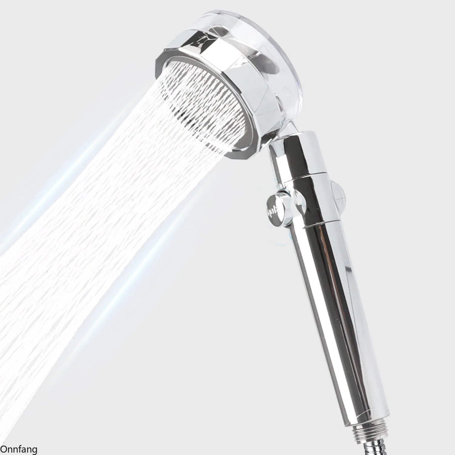 

360 Degrees Rotating Shower Head Water Saving Shower Head Bathroom Accessories High Pressure Spray Nozzle