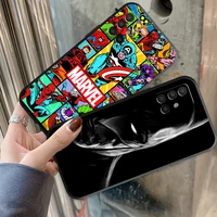 usa marvel comics phone cases for samsung a51 a52 4g 5g for a51 a52 back cover luxury ultra funda shockproof shell coque