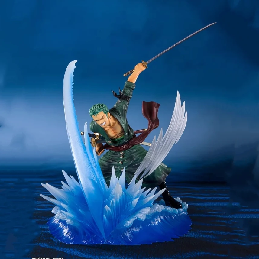 

Статические фигурки Bandai, 30 см, фигурки героев мультфильма «нулевая битва», «Луо роноя», «соронге», оригинальные игрушечные фигурки, декоративная модель, подарок