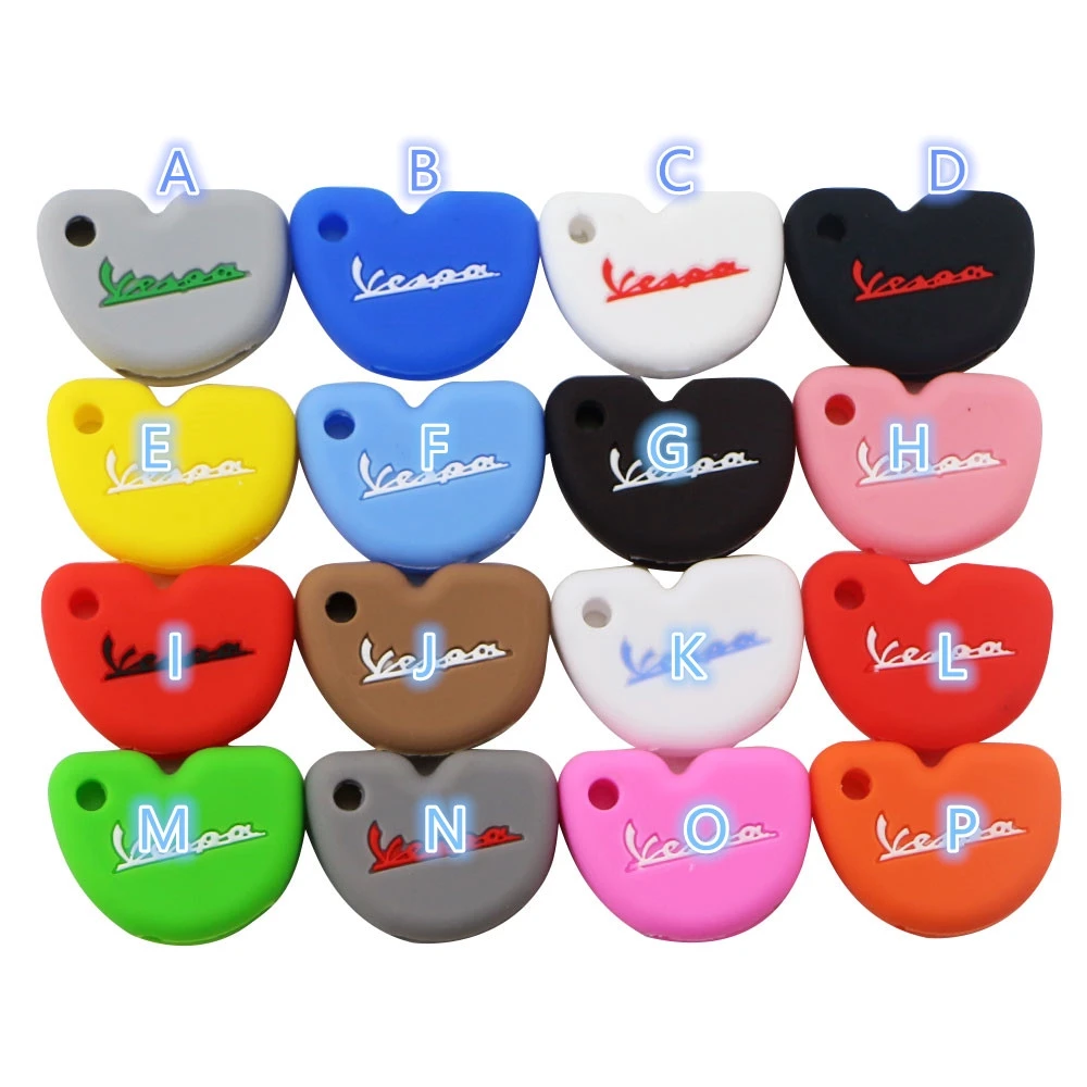 Силиконовый чехол Daefar для ключей от мотоцикла Vespa Enrico Piaggio GTS300 946 LX150 fly 125 150 RA1 3vte Gts