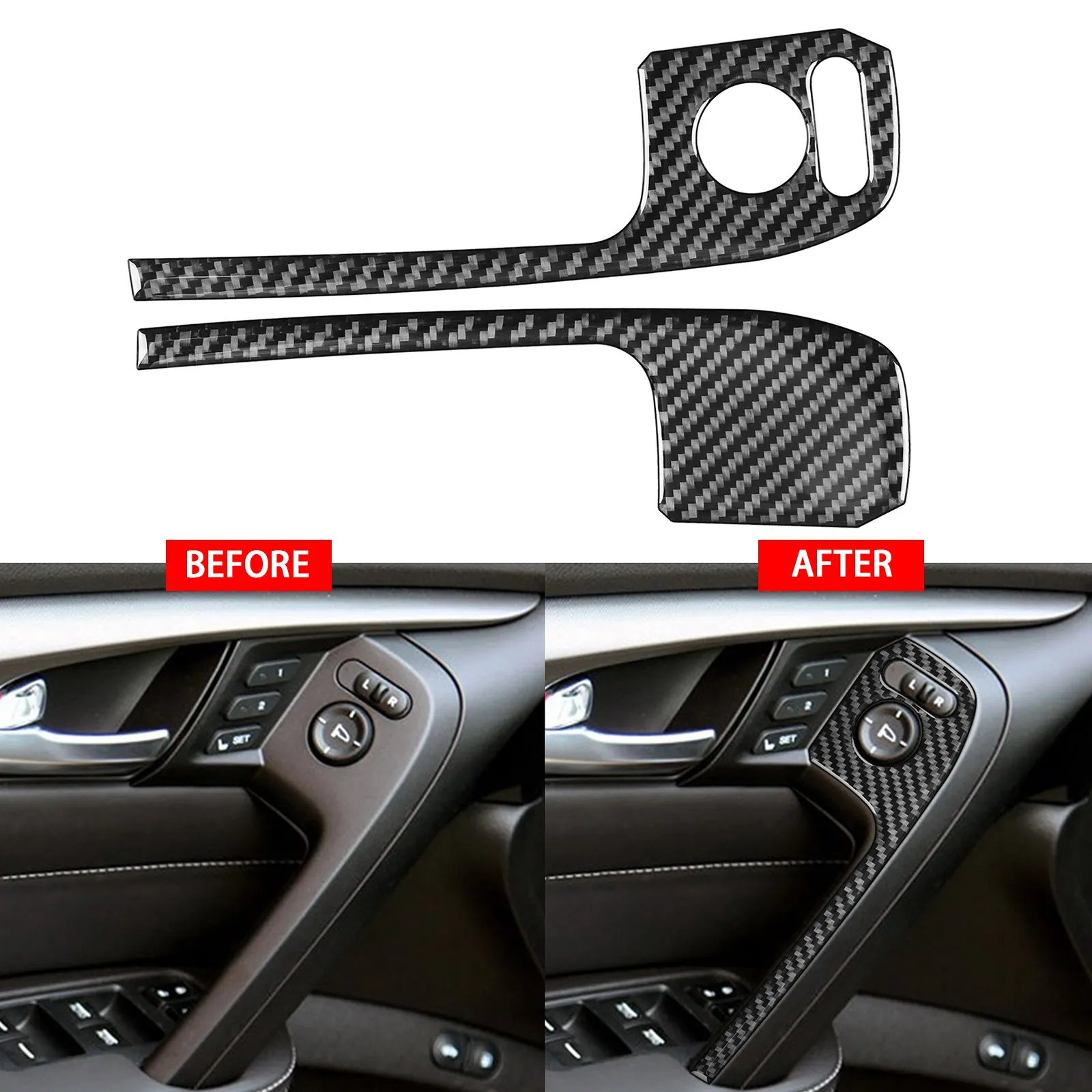 

2 шт., наклейки на переднюю дверь автомобиля Honda Acura TL 2009-2014