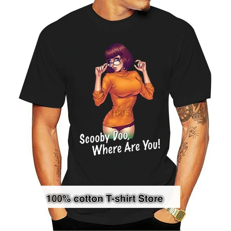 Camiseta de Velma para hombre, camisa de manga corta de algodón, Sexy, Popular, nueva