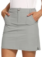 women outdoor skort golf skort skorts skirt upf 50 quick dry zip pockets active skirts hiking tennis golf workout sport running
