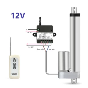 12V Linear Actuator RF Remote Control Metal Gear Linear Motor 50mm 100mm 150mm 200mm 250mm Stroke for Window Door Open