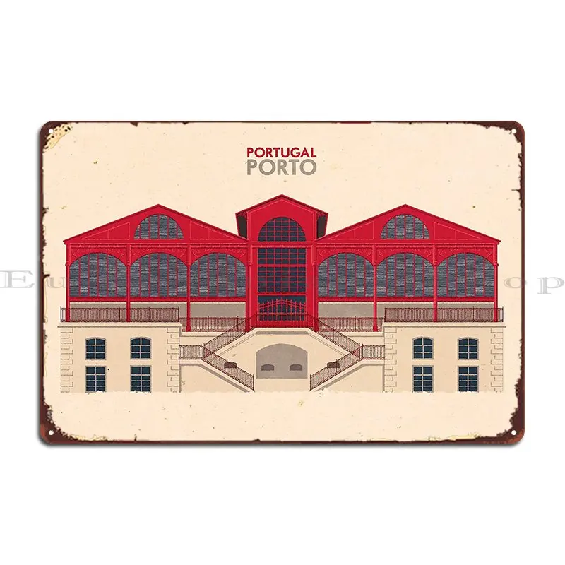 Постеры для путешествий Порто Португалия металлические знаки фотоплакаты