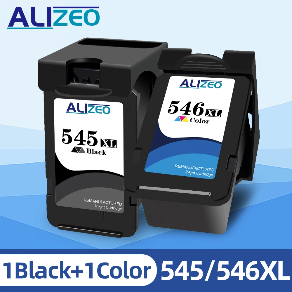 ALIZEO Compatible PG545XL CL545 XL PG545 CL546 Ink Cartridge Replacement For Canon IP2800 IP2850 MG2400 MG2450 MG2455 Printers