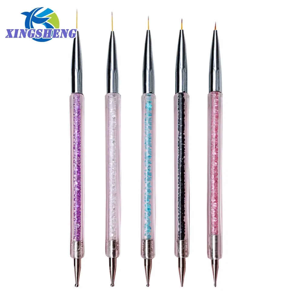 

5 шт./набор, двусторонняя ручка для ногтей