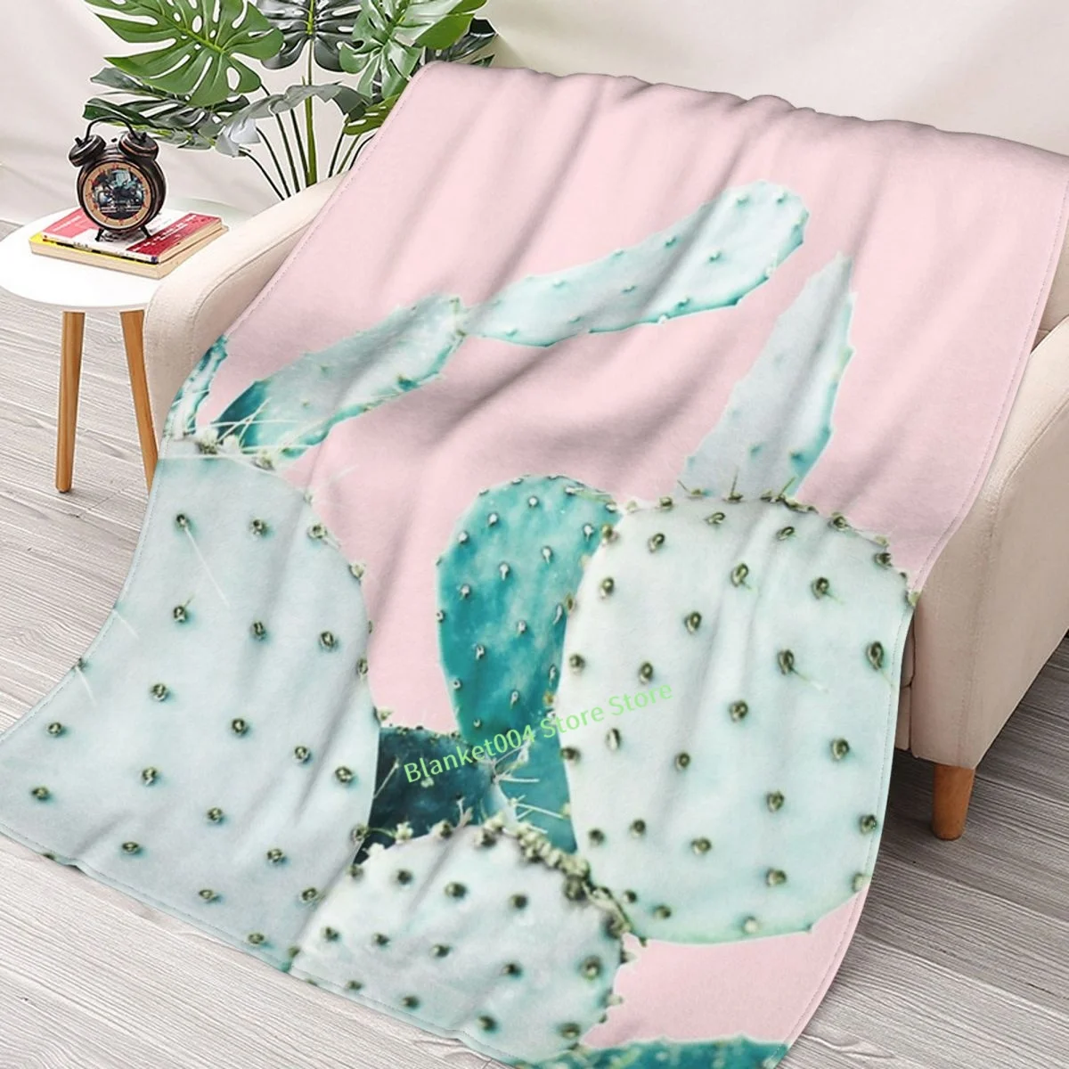 

Cacti, Cactus, Cacti Print, Cactus Art, Desert, Nature, Plant, Minimalist, Modern Throw Blanket bedroom decorative blanket