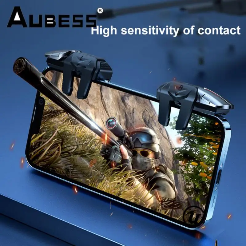 

Кнопка-ключ L1r1 для телефона, геймпад из сплава для Pubg, эргономичная подключи и работай для Pubg, контроллер, мобильный телефон для Pubg