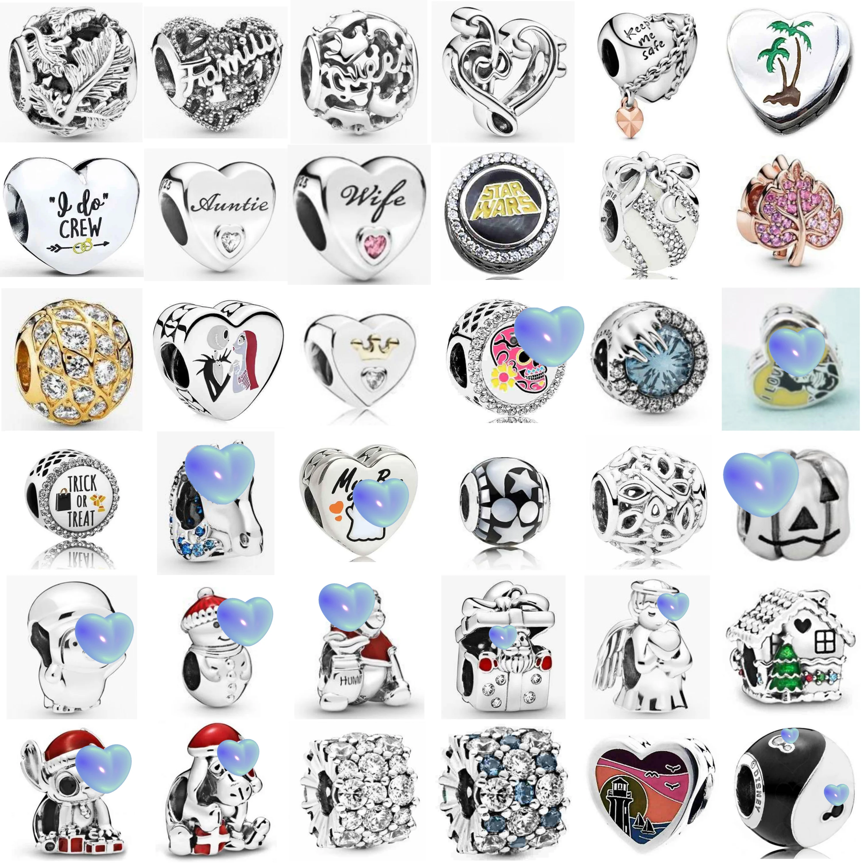 

Corresponding Catalog Select Code To Buy, S925 Sterling Silver Jewelry. 1:1 PAN bead 829-864