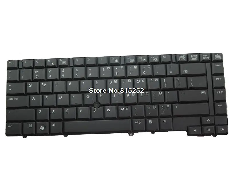 Клавиатура US для ноутбука HP EliteBook 8530p 8530w Compaq 8530p 8530w V070530CS1 90.4V807.S0L 495042-001 468755-001