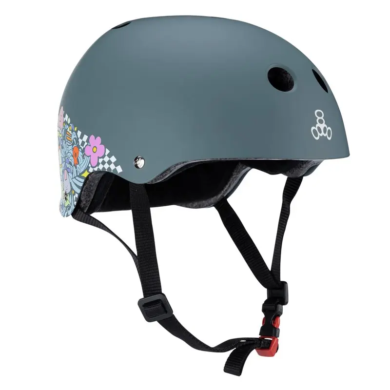 

Triple Eight Certified Sweat Saver Skateboarding and Bike Helmet, Lizzie Armanto Edition