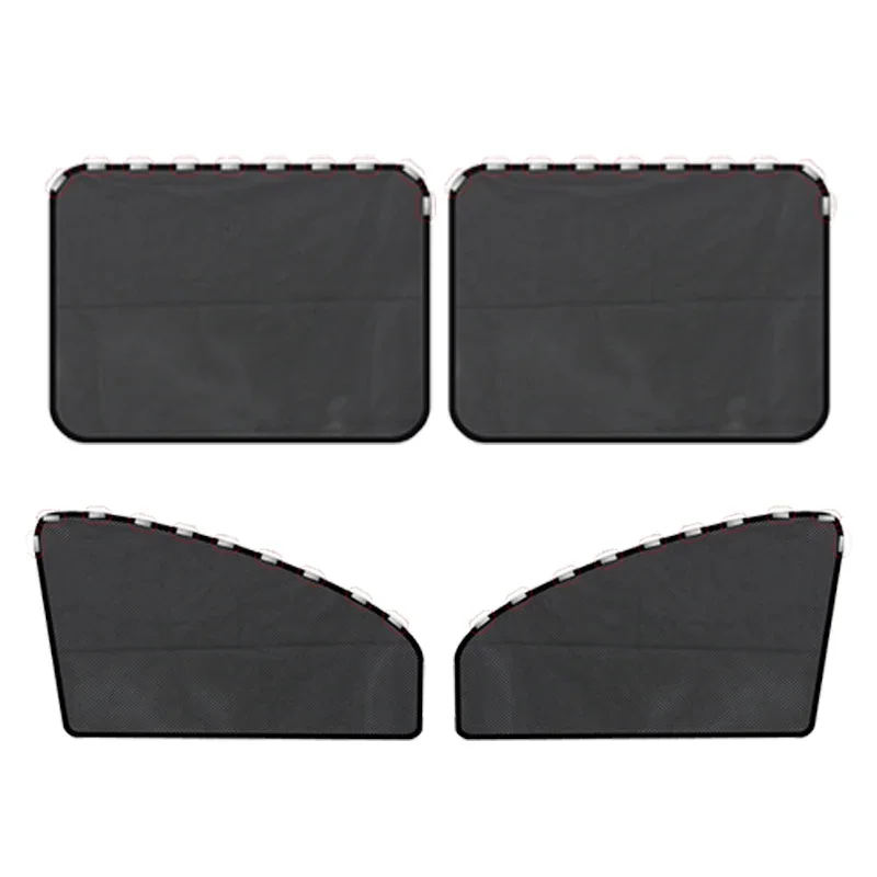 

Магнитный автомобильный солнцезащитный козырек, универсальный складной необычный вид, нейлоновая сетчатая занавеска с сильными магнитами, защита от ультрафиолета, оконные солнцезащитные козырьки