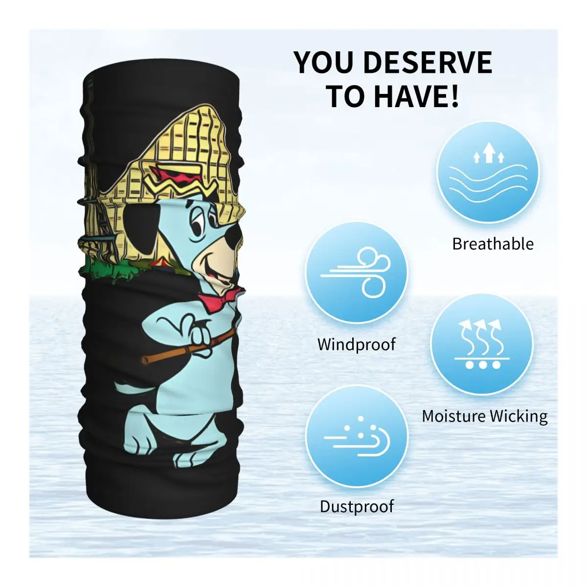 Маска на шею для мотокросса с принтом