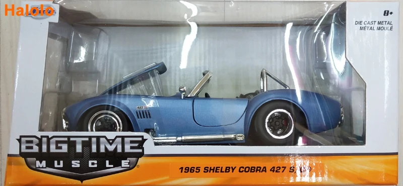 

1:24 1965 Shelby COBRA 427 S/C Diecast Metal Model Car Alloy Toy Car For Kids Crafts Decoration Collection